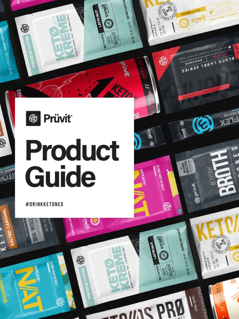 Pruvit Product Guide en | PDF | Ketogenic Diet | Dietary Supplements