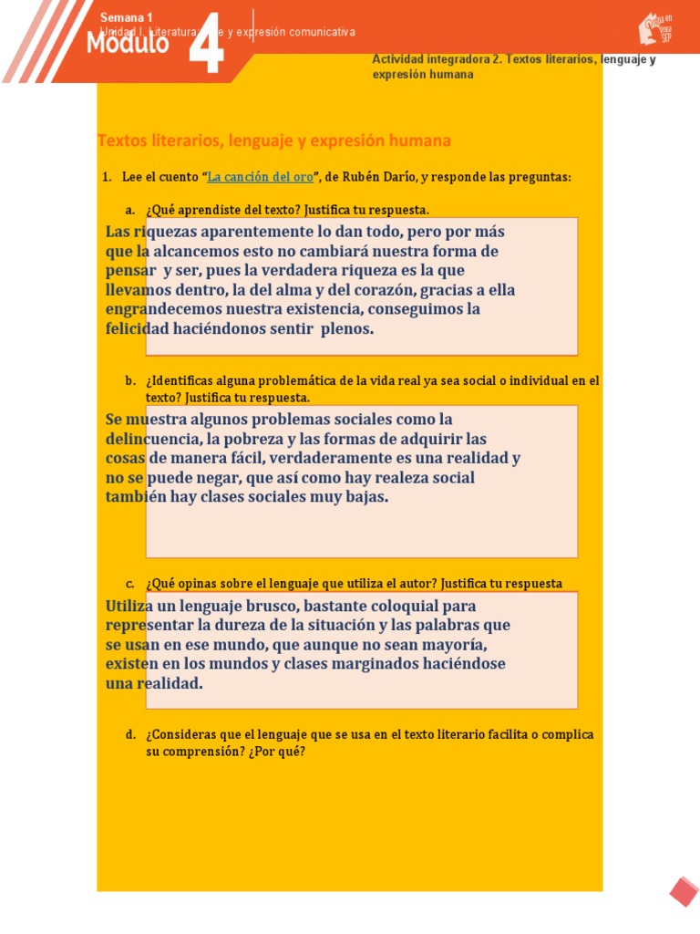 Actividad Integradora 2 Modulo 4 Pdf Realidad