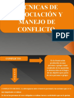 Tecnicas de Negociacion y Manejo de Conflictos