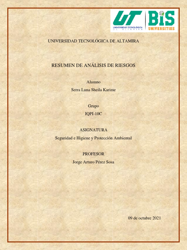 Análisis de Riesgos en Seguridad Laboral | PDF | Riesgo | Valores