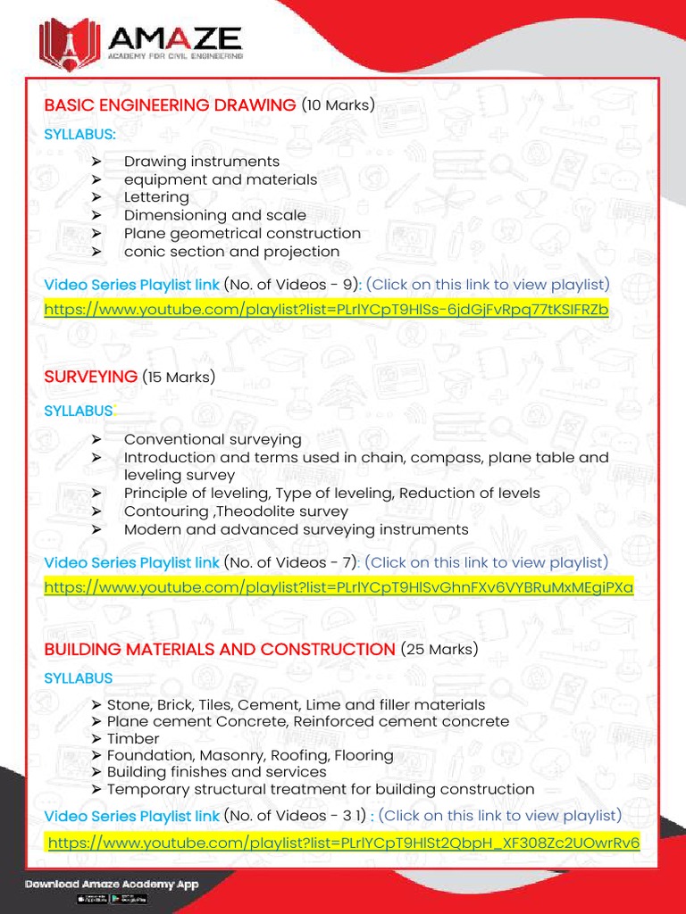 LSGD Grade 3 Free Course Details PDF Surveying Cement