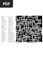 Borges crossword puzzle by Matt Werner