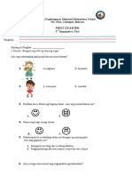 Q1 - 1st Summative Test