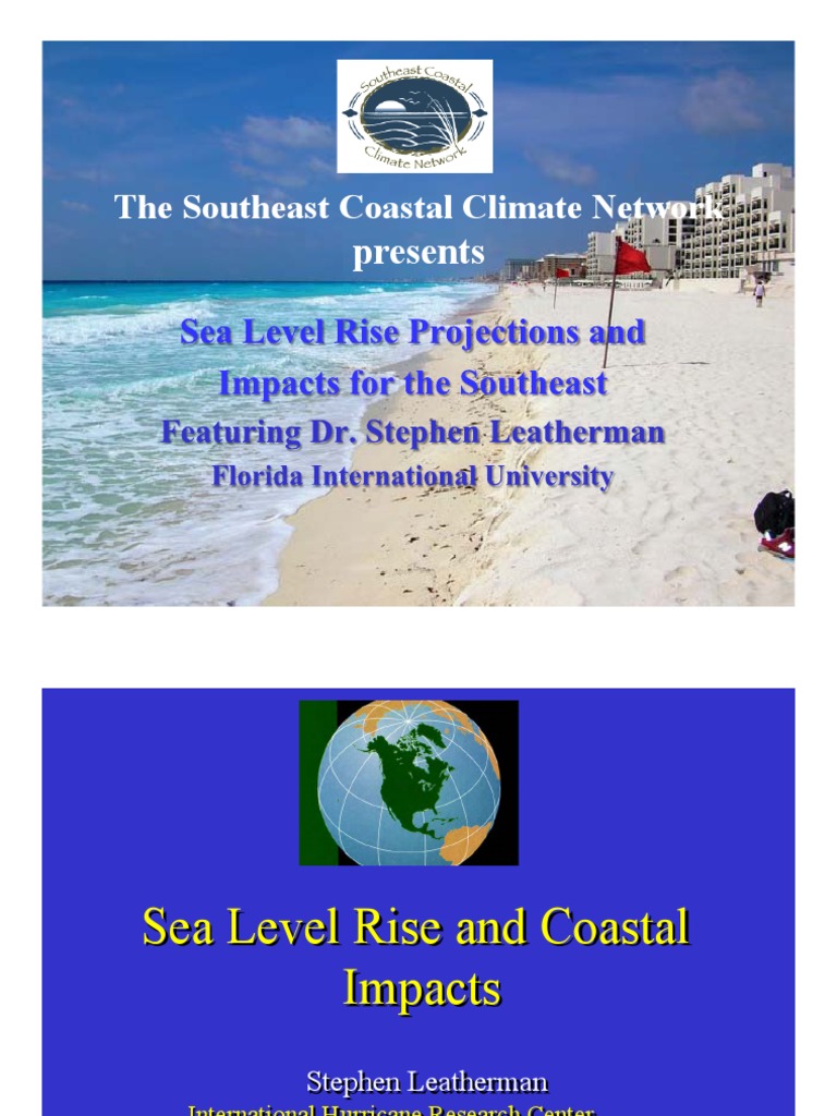 Sea Level Rise & Coastal Impacts | PDF