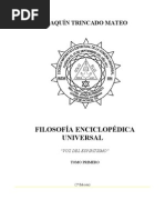 Filosofia Enciclopedica Universal Tomo I
