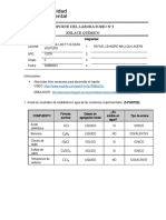 Reporte - Lab. Enlace Químico