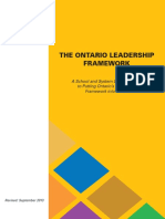 The Ontario Leadership Framework