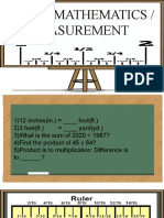Trade Mathematics - Measurement