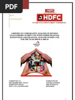 Download Summer Training Project Report on HDFC LTD by Gourav Sharma SN53309463 doc pdf
