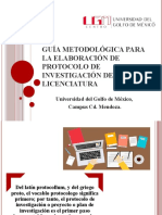 Guía Metodológica para La Elaboración de Protocolo de