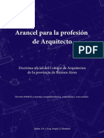 Libro Arancel Arquitecto 1era Edicion Sergio Bertone