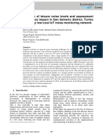 Analysis of Leisure Noise Levels and Assessment of Policies Impact in San Salvario District, Torino (Italy), by Low-Cost Iot Noise Monitoring Network