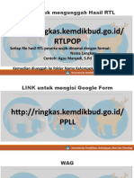 Unggah Hasil RTL & Isi Form PPL/PL