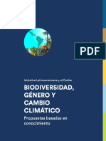 Biodiversidad, Genero y Cambio Climatico