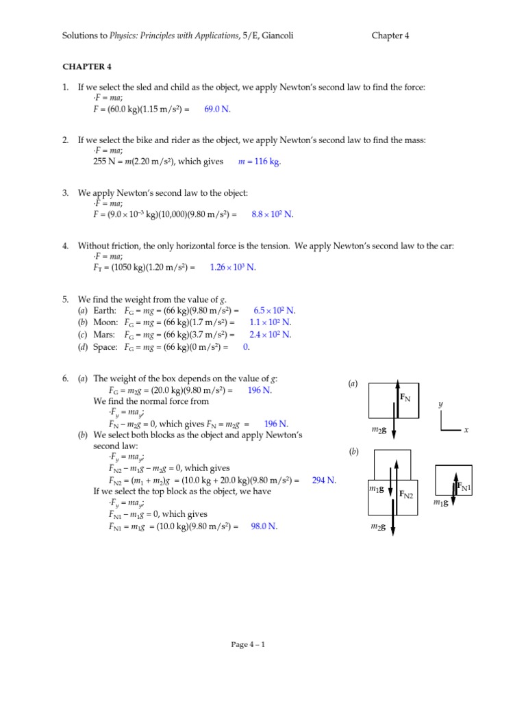 Chapter 04 - Motion and Force - Dynamics | PDF | Friction | Force