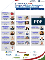 Programa Foro Influencers 2021