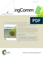 Crystengcomm: Accepted Manuscript