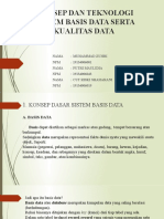 Konsep Dan Teknologi Sistem Basis Data Serta Kabilitas