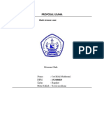 Proposal Usaha - Cut Riski Shaharani