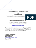 Los Martinez de Santa Fe de Antioquia