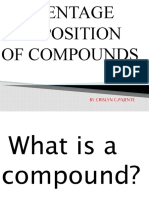 PAJENTE Percentage Composition of Compounds