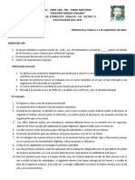 Acta de Reunión Inicio de Ciclo Escolar