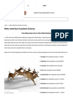 White-Tailed Deer Population Estimate: How Many Deer Are in The United States?