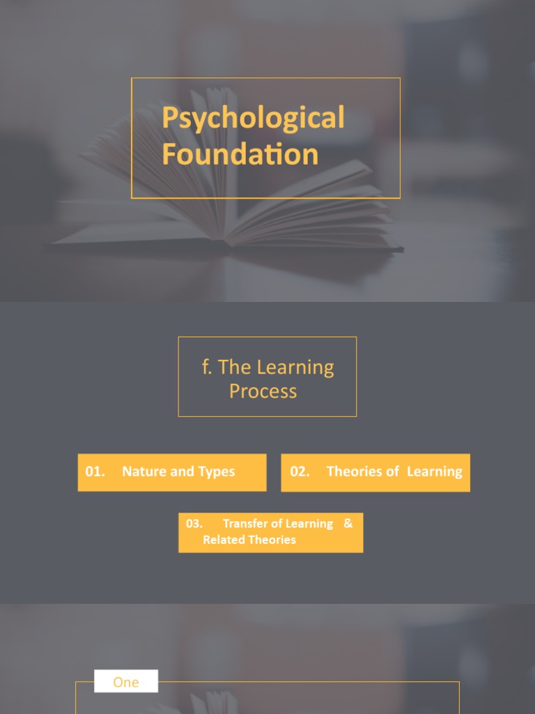 Process of Learning Powerpoint | PDF | Learning | Educational Psychology