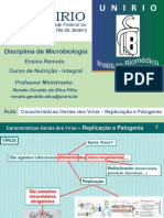 Aula 7.2 e 7.3 - Caracteristicas Gerais Dos Virus - Replicacao e Patogenia