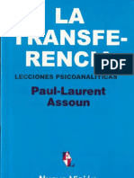 La Transferencia (Paul-Laurent Assoun)