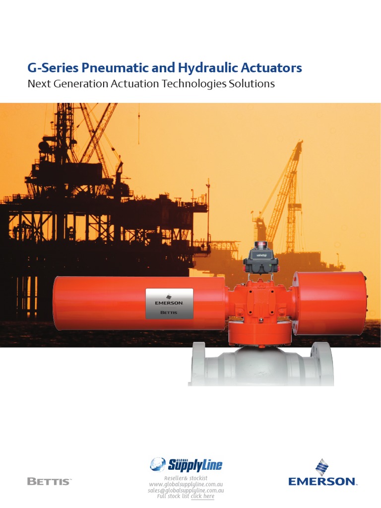 Bettis G Actuator Catalogue Australian Stockist PDF Actuator Valve