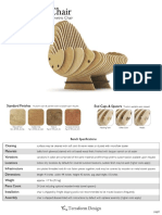 Terraform Chair CNCCut Parametric Chair Specifications