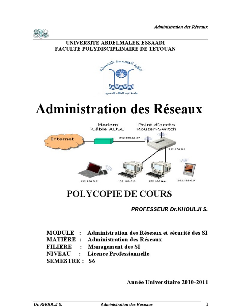 Administration des Réseaux Informatiques | PDF | Serveur (Informatique ...