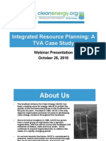 Integrated Resource Planning: A TVA Case Study: Webinar Presentation October 26, 2010