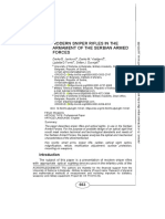 Modern Sniper Rifles in The Armament of The Serbia