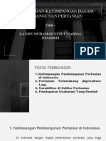 Politik Pertanian - 4 - Ld. Muh. Yusuf Marsal