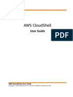 Aws Cloudshell: User Guide