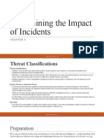 CSA Determining Impact of Incidents Chpt8