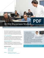 3D TEE Physicians Workshop: Course Description