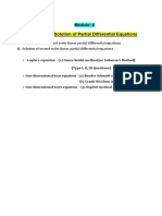 Numerical Solution of Partial Differential Equations: - (B) Crank-Nicolson Implicit Method