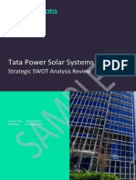 Tata Power Solar Systems LTD: Strategic SWOT Analysis Review
