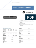 L1300FD DSP Power Amplifier 2x650W L1300FD DSP Power Amplifier 2x650W