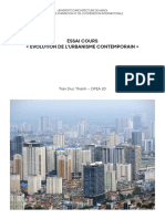 Tran Duc Thanh -Dpea20 - Evolution de l'Urbanisme Contemporain
