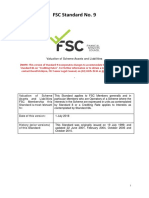 FSC Standard 9 Valuation Summary