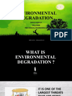 Environmental Degradation: Dafid Fadella 102219088 Mechanical Engineering Ii