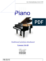 Course Piano Lesson 16-20 Music in Traditional Notation