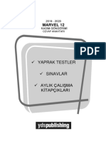 MARVEL 12 Kasım - ANSWER KEY