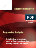 Regression Analysis Handout (Methodology Part 1)