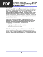 Displaying Purchase Requisitions in ME5A | PDF | Menu (Computing ...