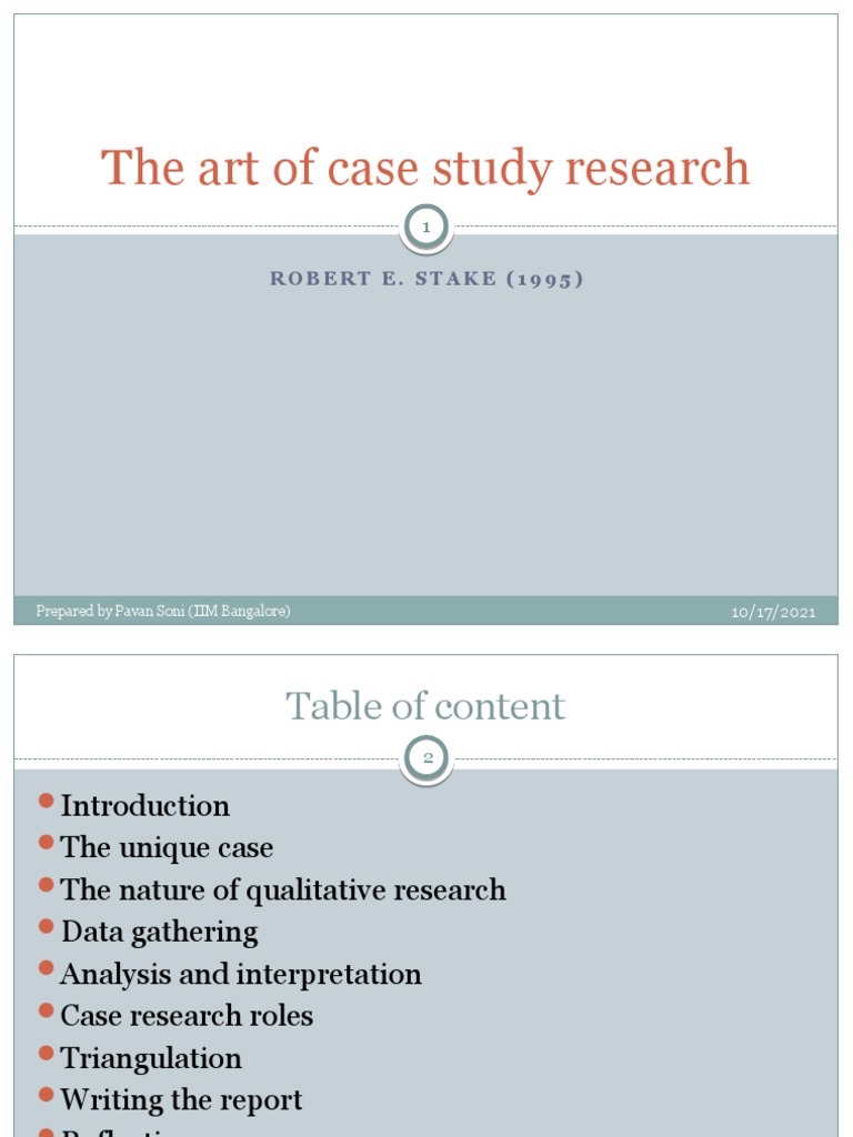 the art of case study research robert stake pdf